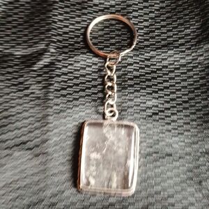 Quartz Smoky Semi-Precious Gemstone Keychain